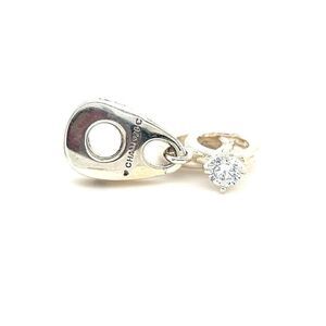Chamilia Sparkling Cz Engagement Ring Dangle Charm